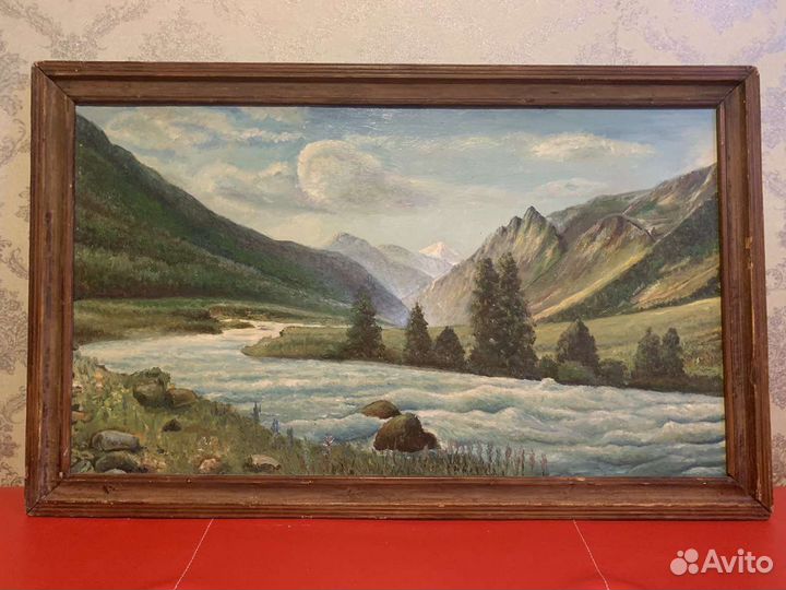 Большая Картина маслом СССР 86х47