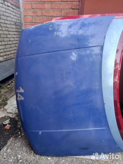 Капот Golf 4 гольф 4 синий