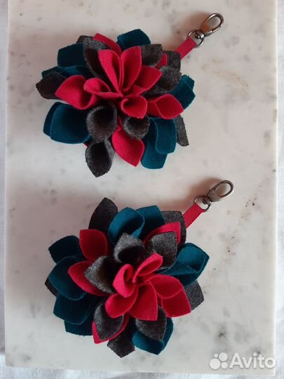 Брелок Kenzo оригинал Цветок из фетра