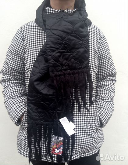 Оригинальный теплый стеганый шарф Desigual