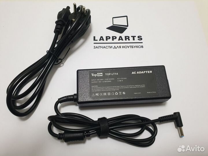 Блок питания для Asus U500, U500V, 19v (4.5x3.0)