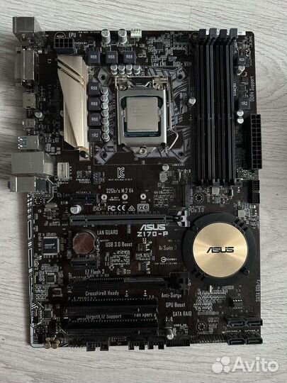 I5 6600k, asus Z170-P, башенный кулер