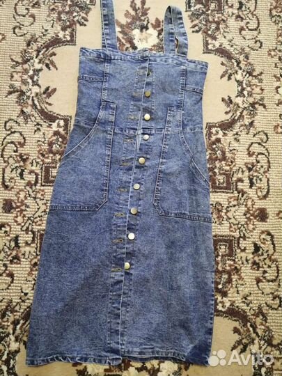 Джинсовый сарафан