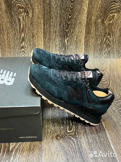 Кроссовки New Balance 574 натуральная замша