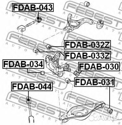 С-б. зад. ниж. продольного рычага ford explorer TU