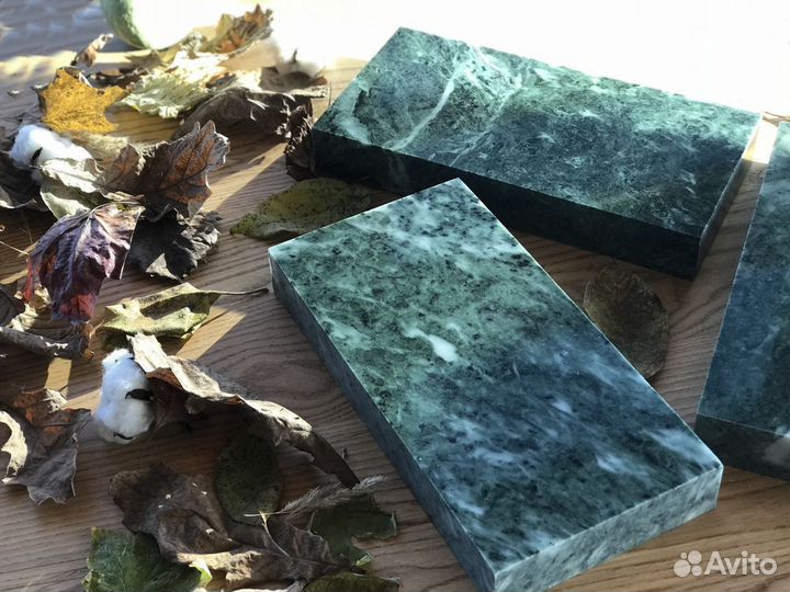 Кирпич для бани из змеевика и талькомагнезита