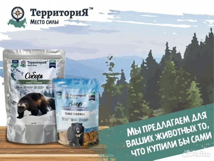 Корм для кошек Tерритория в Калининграде