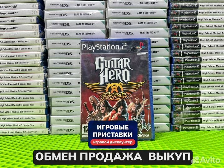 Игра для PlayStation 2 Guitar Hero Aerosmith Новая