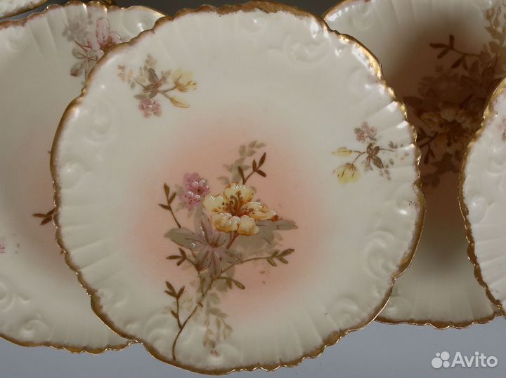 Старинные фарфоровые тарелки. Limoges, France