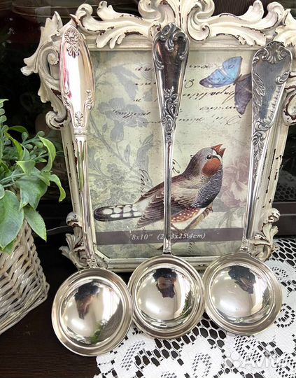 Половники. Франция. Серебрение