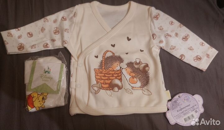 Кофточка, ползунки, шапочка р. 62-40