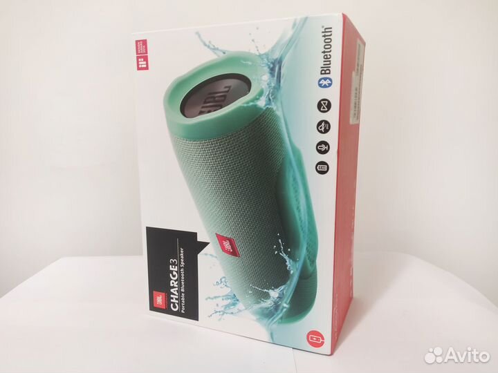 JBL charge 3 teal, новая, оригинал