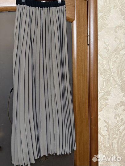 Юбка плиссе в пол