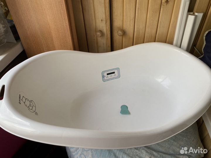 Ванночка для купания, горка и сидение