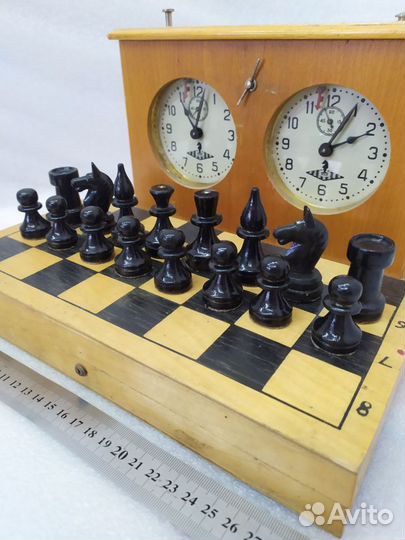 Шахматы СССР деревянные 29 на 29