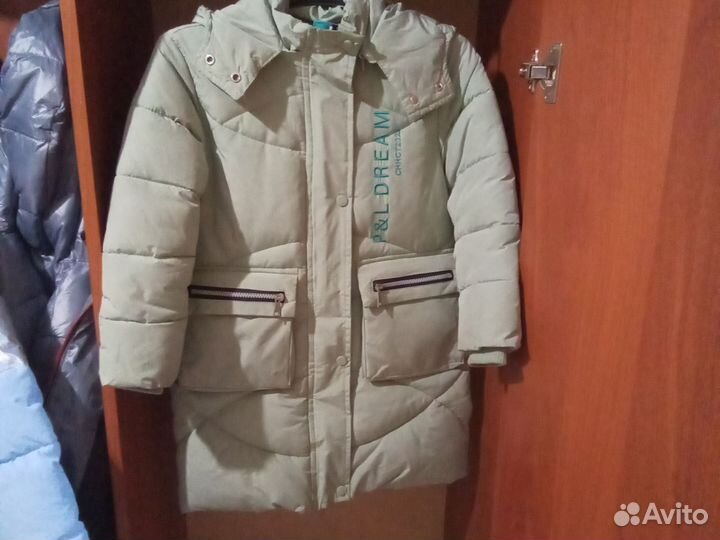 Куртка зимняя для девочки 122-128