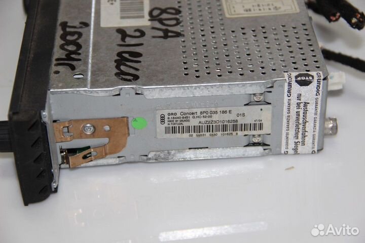 Магнитофон audi A3 8PA BLX