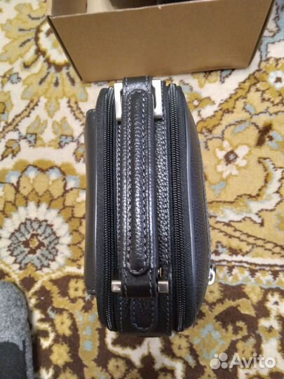 Мужская кожаная сумка через плечо Турция