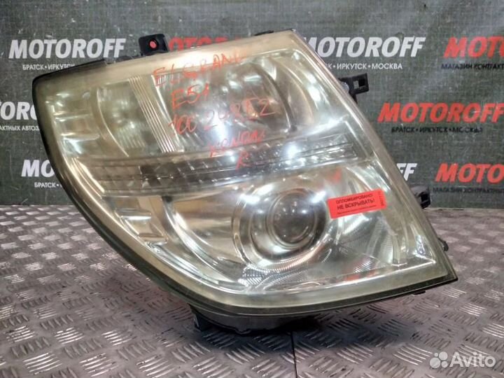 Фара правая Ниссан Эльгрант E51 100-24852 кс А10