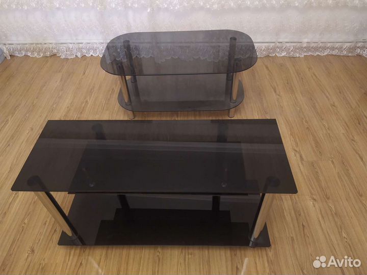 Стеклянная тумба