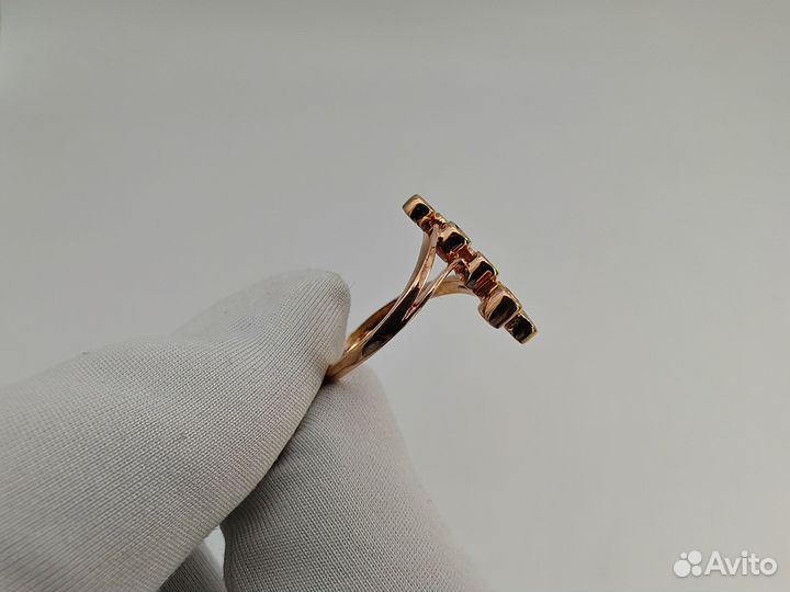 Золотое Кольцо 585 пробы с бриллиантами. Рассрочка