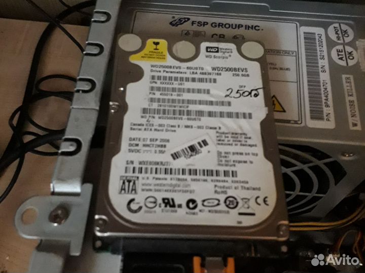 250Гб Жесткий диск 2.5