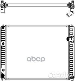 Радиатор системы охлаждения 32518501 Sakura