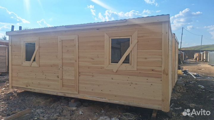Бытовка и хозблок на заказ с отделкой