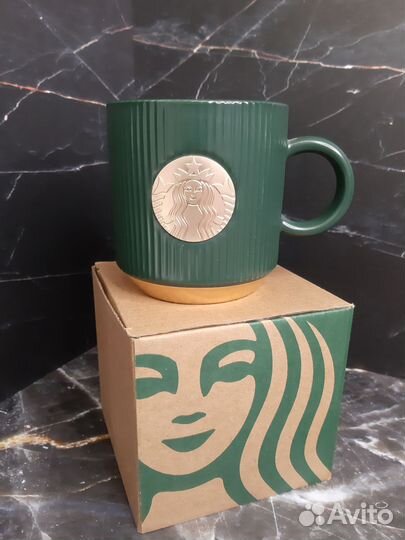 Кружка starbucks зеленая
