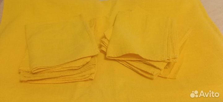 Лен скатерть и салфетки