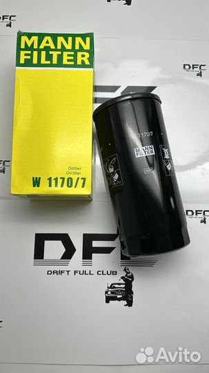 Масляный фильтр mann-filter (Манн) W11707