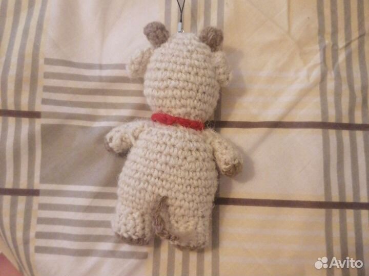 Вязанный бычок ручной работы