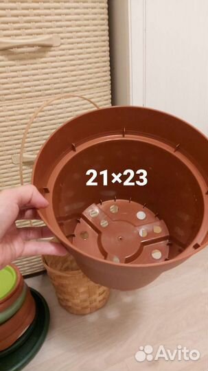 Горшок для цветов для орхидеи пластиковый