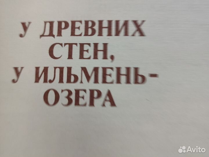 Книга у древних стен у Ильмень Озера