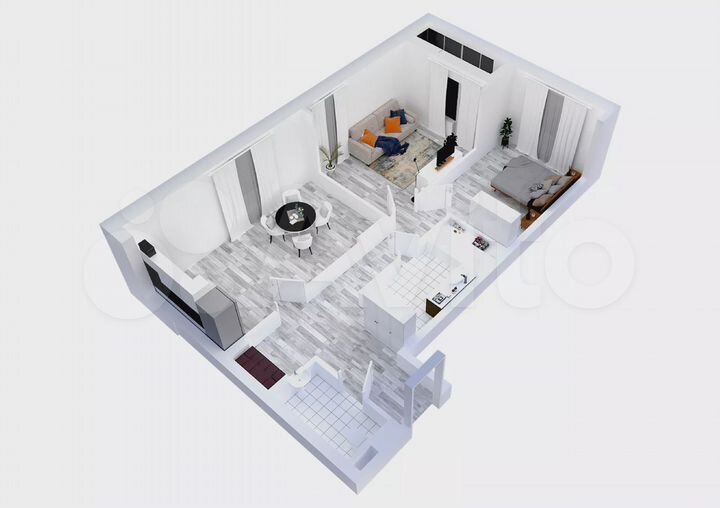 3-к. квартира, 68,6 м², 10/25 эт.