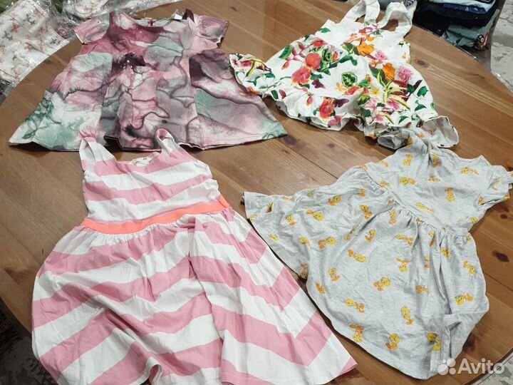 Вещи брендовые пакетом для девочки 4-6 лет 20 шт