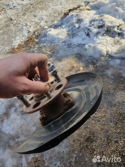 Ступица в сборе задняя на киа рио, 527500U000