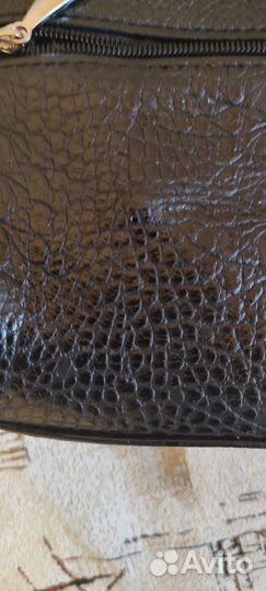 Сумка женская натуральная кожа черная