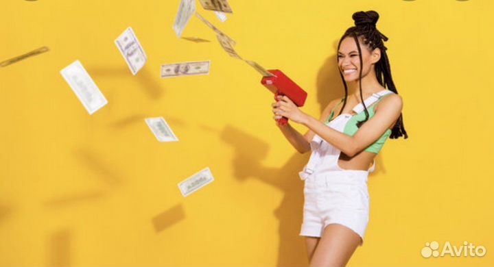 Денежный пистолет “money gun”