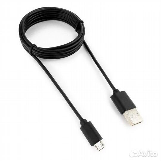Кабель micro usb 1.8 м чёрный