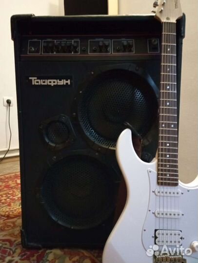 Комбоусилитель Тайфун 60Вт (1990 г.) на 2 Jack