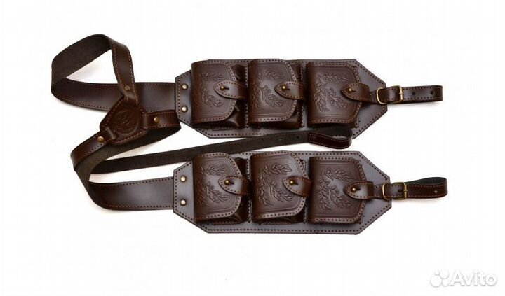 Патронташ 12 калибр на 24 патрона плечевой