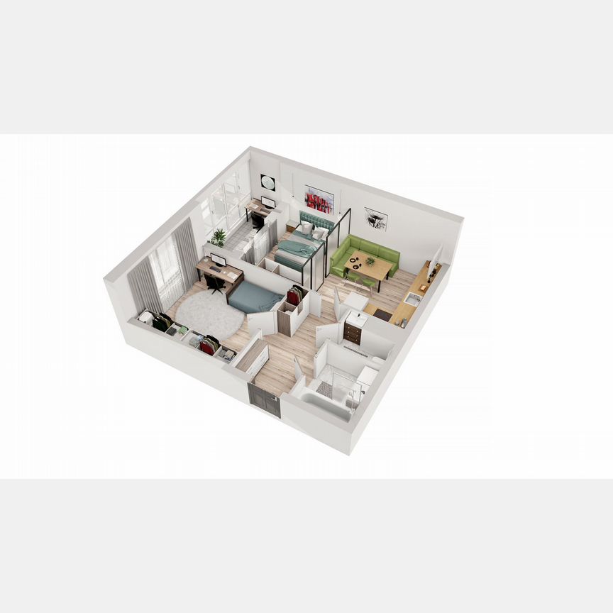 2-к. квартира, 53 м², 8/8 эт.