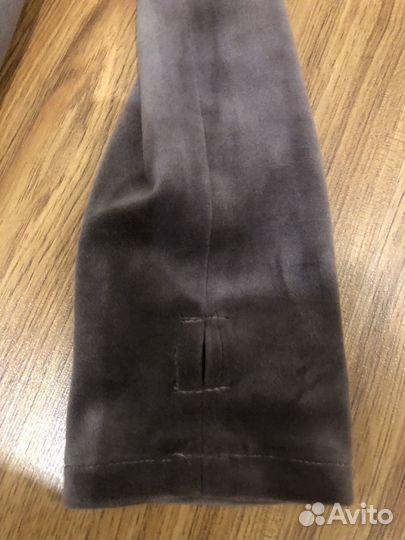 Велюровое платье