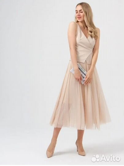 Топ жилет женский новый из экокожи 48