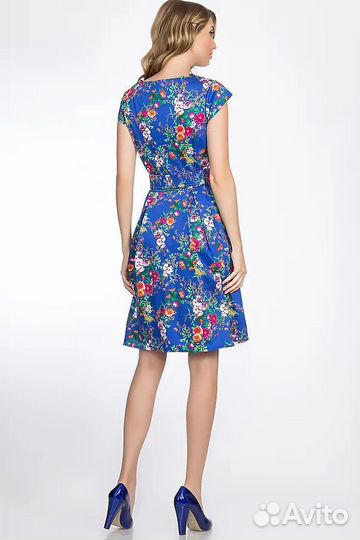 Платье с пояском, 50, 52, размеры