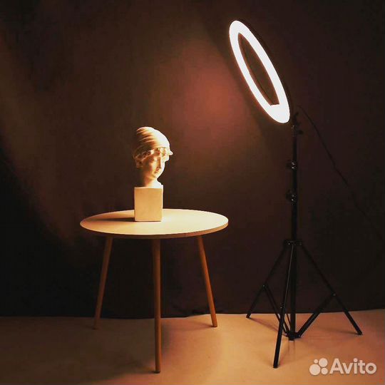 Кольцевая лампа со штативом 26 см