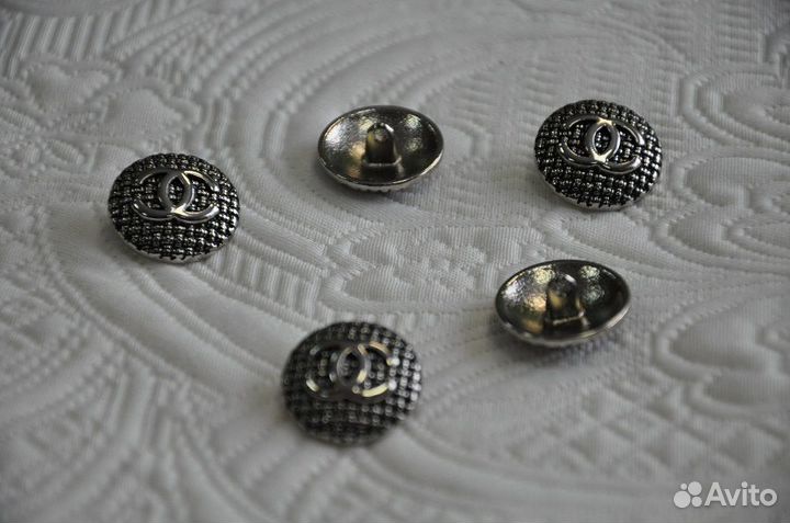 Пуговицы металлические Chanel - 20 мм