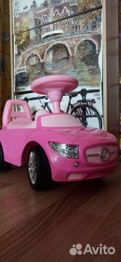 Детский автомобиль каталка, машинка-каталка