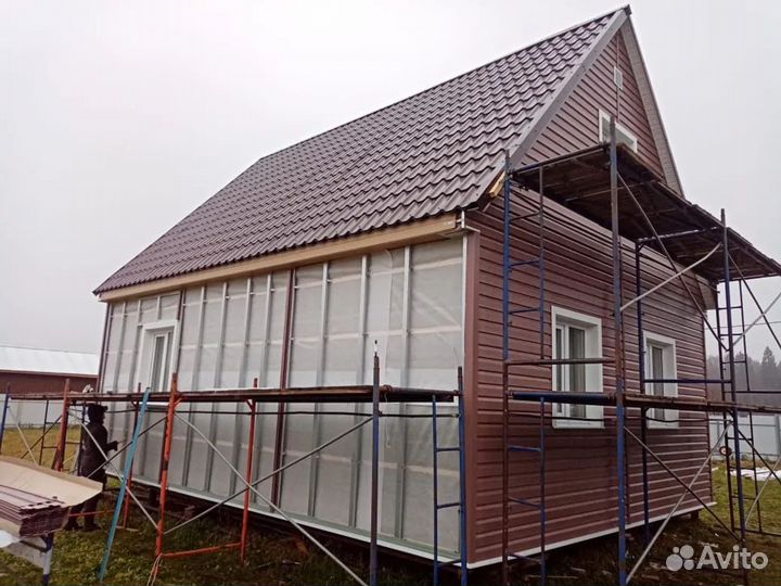 Фасад / Отделка домов / Сайдинг и панели под ключ